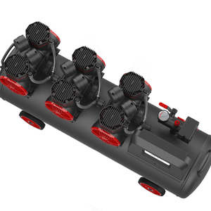 Compresor de Aire Industrial <span class=keywords><strong>Auarita</strong></span> de Alta Calidad, Sin Aceite, de 3 Cilindros, Tanque de 100L, 220V, Fabricantes - Product Image 4