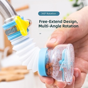 Prolongateur de robinet rotatif à 360 degrés, flexible, anti-éclaboussures, aérateur de robinet, filtre économiseur d'eau pour évier de cuisine - Product Image 3