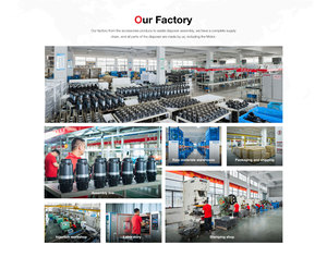 Broyeur de déchets alimentaires électrique continu 220V en acier inoxydable 1 CV, technologie Multigrind, directement de l'usine - Product Image 6