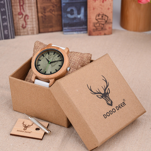 Jam Tangan DODO untuk Dijual DEER Quartz Tali Karet Kayu Bambu Mewah Antik Fashion Menawan MIYOTA Cina Olahraga Pria B11 - Product Image 6