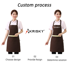 Đồng Bằng Tạp Dề 1 Túi Bông Hai Lớp PVC Nhật Bản Nhà Hàng Chờ Đợi Nhân Viên Đồng Phục Nấu Ăn Tạp Dề Walmart - Product Image 5