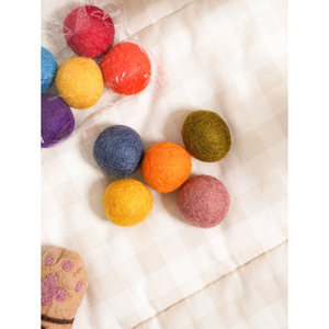 Moderno cartone animato eco-friendly giocattoli per gatti 3 cm palla di lana morbido corde di plastica per arrampicata materiale di legno di schiuma LED cartone Set 5 pezzi - Product Image 1