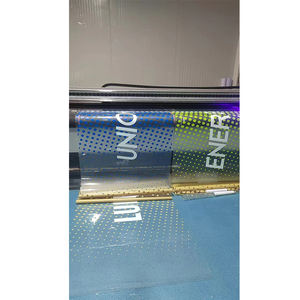 Pegatinas decorativas impermeables galvanizadas de Metal hueco de transferencia multicolor personalizables de alta definición Logotipo de cristal dividido - Product Image 6