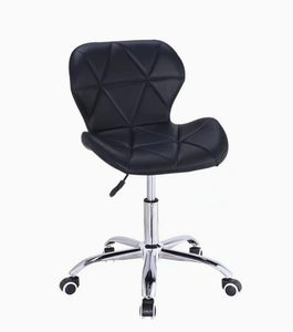 Fauteuils pivotants de coiffeur et de manucure Mia roses – Nouveaux fauteuils modernes pour événements, chaises à roulettes pour salle à manger - Product Image 4