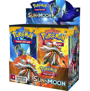 Factory Wholesale Cheap Trading pokemon Cards booster box Good Quality SUN & Moon Playing carte