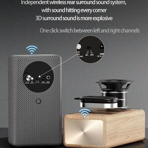 Hệ thống âm thanh vòm 7.1CH - Hệ thống rạp hát gia đình - Công suất đỉnh 420 Watts - Loa siêu trầm 8 inch - Loa stereo không dây hoàn toàn - Âm trầm mạnh mẽ - Product Image 4