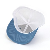 Casquettes de sport personnalisées BSCI en gros à 6 panneaux, avec logo brodé de haute qualité, en coton noir, tendance, Gorras, casquettes de camionneur en maille OEM