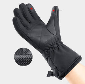 Kış sporları için kayak ve artrit için erkekler ve kadınlar için kış sıcak eldiven için USB şarj edilebilir su geçirmez ısıtmalı eldiven - Product Image 2