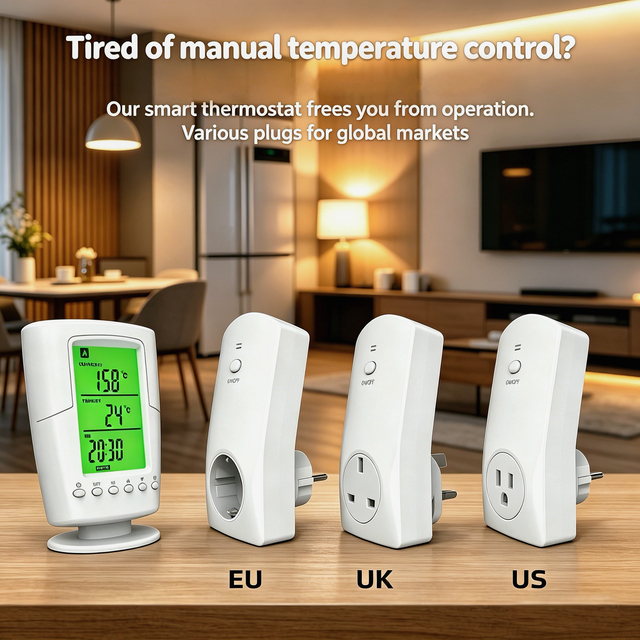 Advanced Plug and Play Wireless Design Flexible Allowing One Remote Controller to Pair and Control Multiple Household Sockets