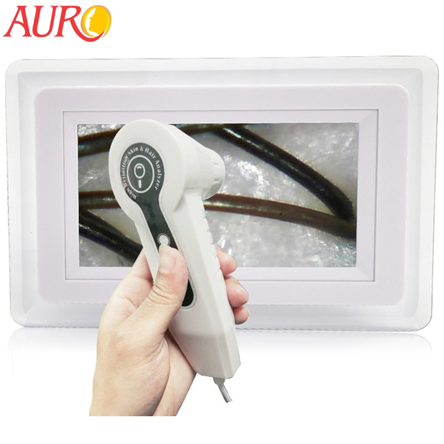 AU-958C Touch Screen Hair and Skin Scanner Scalp Analyzer for Hair Salon Analyze Hair Conditions Device