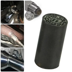 Mini convertisseur catalytique à insérer compatible avec le bouchon d'échappement M18x1.5, élimine l'erreur de voyant 'Moteur', substrat céramique revêtu de métaux précieux - Product Image 1