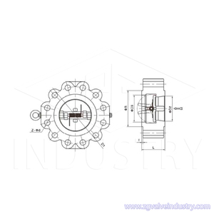 2inch 3inch 4inch 5inch 8inch 10inch 12inch 14inch 16inch 18inch 20inch wcb/Thép không gỉ API van kiểm tra hai tấm - Product Image 3