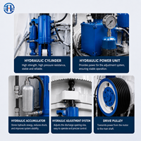 Volano a grande inerzia con rotore in acciaio fuso per impieghi gravosi FEIFAN OEM, controllo PLC per motore, per cono idraulico multicilindrico per minerali duri