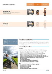 Sonel PVM-1530 Pro เครื่องทดสอบพลังงานแสงอาทิตย์1500V 40A PV Tester การติดตั้งพลังงานแสงอาทิตย์ที่ใช้ - Product Image 4