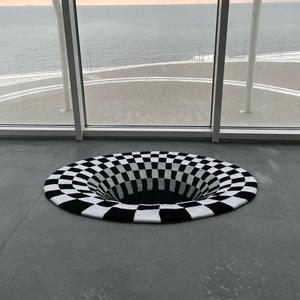 Alfombra con patrón de bandera de forma redonda para Centro, tamaño personalizado, área hecha a mano, habitación de niños, alfombra hecha a mano, alfombra circular personalizada - Product Image 6