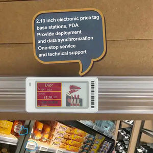 Produk baru 2025 Eas sistem Rfid Esl Label harga Digital Supermarket tampilan tinta E untuk Aksesori mewah Label rak elektronik - Product Image 2