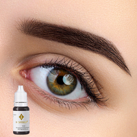 18 couleur Guangzhou Permanent En Gros Microblading Tatouage liquide Pigment pigment De Sourcil