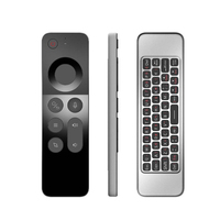 Remote Kontrol Air Mouse Sensor Gyro Suara W3 untuk Smart TV dan Android Box