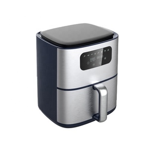 Friteuse à air extérieur à commande numérique avec panier en silicone antiadhésif de grande capacité de 4,5 L Appareil de cuisine domestique SANS huile - Product Image 1