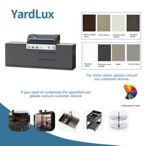 Gabinete inteligente para exteriores para Patio suministrado por el fabricante, cocina exterior personalizada, muebles de Patio de aluminio con recubrimiento en polvo de aleación de aluminio - Product Image 4