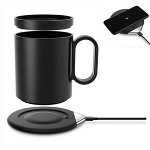 DD2422 Smart 55 Degree Eco-Friendly Porcelain Cup Holder Milk Heater <b>Coaster</b> Set Tea Mug Gift Office Coffee Automatic Cup - Product Image 2