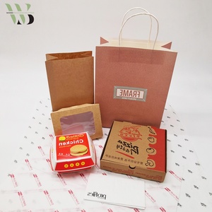 Ingrosso prezzo di fabbrica a prezzi accessibili scatola di carta di buona qualità per hamburger <span class=keywords><strong>pizza</strong></span> snack - Product Image 4