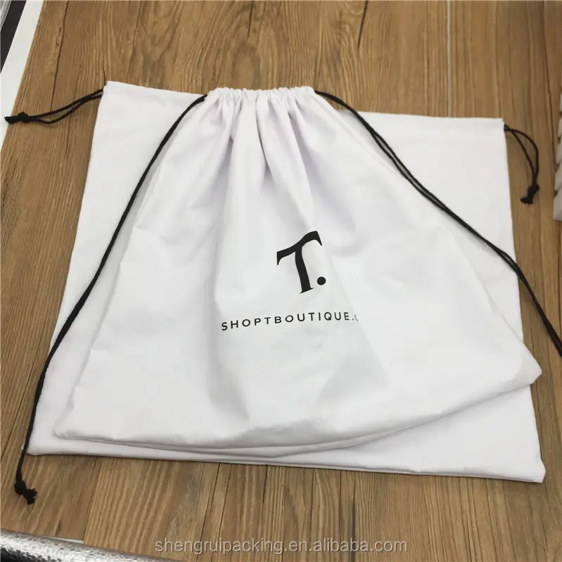 Cotton Bags Manufacturers Custom Printed Cotton Dust Bag For Handbag Shoes Cloth Packaging Bag