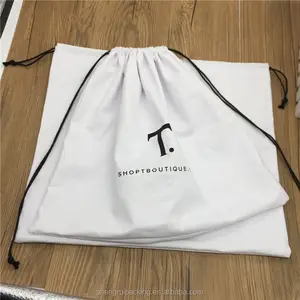 Saco de algodão estampado personalizado para bolsa, sapatos, pano, saco de embalagem