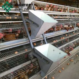 Harga Pabrik Kandang Lapisan Ayam Baterai Tipe 4 Tingkat untuk Peternakan Unggas Di Sri Lanka