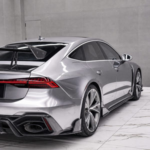 สำหรับ Audi RS7 C8 ได้รับการอัปเกรดด้วยชุดแต่งคาร์บอนไฟเบอร์ IMP พร้อมด้วยสเกิร์ตข้างคาร์บอนไฟเบอร์คุณภาพสูง - Product Image 3