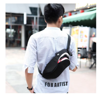 Sac de poitrine noir pour homme et femme, avec bandoulière réglable et poche supplémentaire, idéal pour l'extérieur