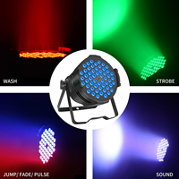 Offres Spéciales RGBW 54*3W 4W 3 en 1 4 en 1 effet de lavage a mené des lumières d'étape de pair éclairage de partie de disco