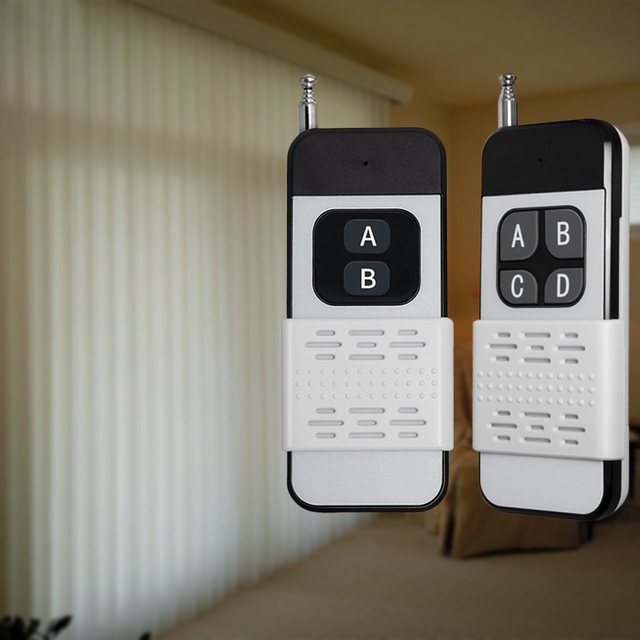 YSKJ RC-Z001-SJ DC12V 433MHz Wireless Remote Control for Garage Doors with Sliding Protective Cover 1000m Long Range