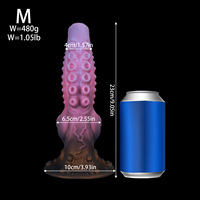 Fabrik-Großhandel Wasserdichter Silikon-Oktopus-Tentakel-Dildo Alien-Monster-Analplug BDSM Gay Erwachsenenspielzeug