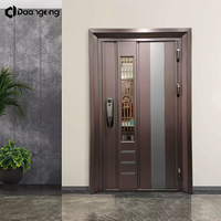 Puerta de Seguridad Inteligente de Acero Inoxidable con Integración Biométrica para Residencias de Alta Gama
