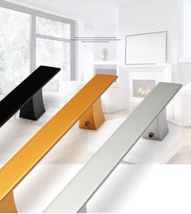 Изготовленная на заказ простая H-образная ручка для входной двери: алюминиевая ручка для виллы, стеклянных и деревянных дверей, большая ручка для раздвижных дверей - Product Image 3