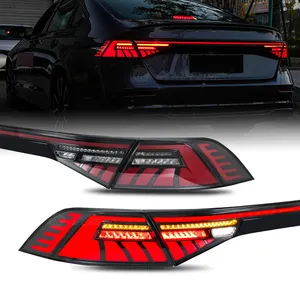HCMOTIONZ Car LED Tail Lights Assembly 2023 2024 Start UP Animation DRL Rear Lamps With Trunk Lights For Honda Accord