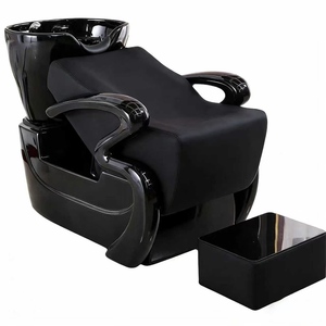 Cama de lavado de cabello para peluquería, semidecúprida, de fibra de vidrio, especial para peluquerías de moda en internet - Product Image 1