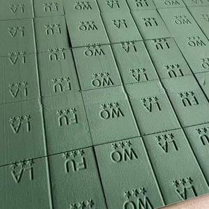 Spugna Floreale <span class=keywords><strong>Verde</strong></span> Scuro e <span class=keywords><strong>Verde</strong></span> per Composizioni Floreali 22,5cm X 10,5cm X 7cm Marca Hzy - Product Image 1