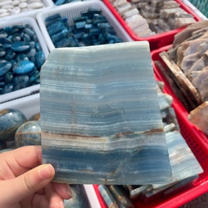 Vente en gros de dalles d'<span class=keywords><strong>onyx</strong></span> bleu naturel, de tranches de quartz cristallin pour la décoration - Product Image 3