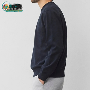 Sweat-shirt à col rond en molleton moderne pour homme, manches longues, décontracté, doux, confortable, streetwear, pull-over - Product Image 2