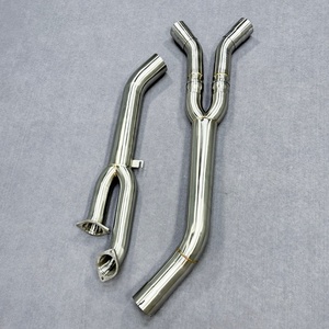 Nuevo Tubo de Escape Central Meizhou RD Tipo Y de Acero Inoxidable 304 con Acabado Cepillado de 1.5mm de Espesor para M2 G87 S58B30A Recto Simple - Product Image 5
