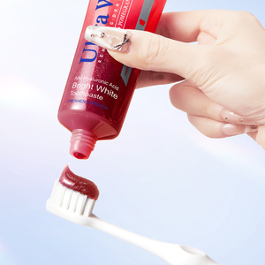 <span class=keywords><strong>Dentifrice</strong></span> <span class=keywords><strong>blanchissant</strong></span> à la grenade de marque indépendante, directement de l'usine, 100g, pour l'élimination des taches de vin rouge et de desserts, support OEM/ODM - Product Image 1
