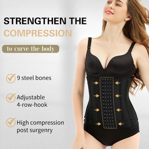 Fournisseurs chinois Logo personnalisé Crochets réglables Ceinture amincissante <span class=keywords><strong>pour</strong></span> la taille abdominale Ceinture amincissante Faja Vêtements de forme <span class=keywords><strong>pour</strong></span> femmes <span class=keywords><strong>Tondeuse</strong></span> ventre - Product Image 2