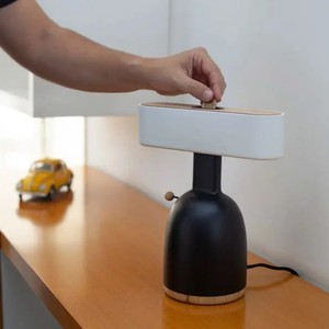 Lampe de table en bois massif nordique, source de lumière LED, interrupteur E27, design minimaliste, lampe de bureau pour chambre à coucher et bureau - Product Image 2