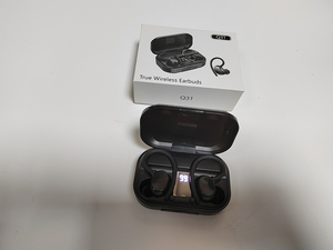 Écouteurs intra-auriculaires sportifs Q31 IPX6 étanches avec crochet d'oreille, son stéréo et fonction Power Bank pour la course à pied / la salle de sport - Product Image 4