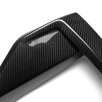 Pour Ford Mustang S650 GT 2024+ : Garnitures de calandre avant, cadre de ventilation d'angle en fibre de carbone sèche, accessoires extérieurs