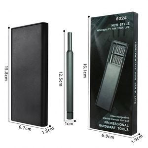 Jeu de tournevis de précision de poche pour téléphone portable Kit d'outils de réparation Multi <span class=keywords><strong>PC</strong></span> portable 24 Bits pour Iphone Samsung Xiaomi Plain OEM Head Box - Product Image 4