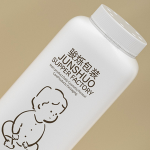 แป้งฝุ่นสำหรับเด็กขวดพลาสติกเปล่า350มล. HDPE สีแป้งทาตัวตามสั่ง - Product Image 3