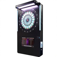 Mini-machine à fléchettes électronique en plastique professionnelle avec écran LED, machine de jeu d'arcade murale d'intérieur, affichage en anglais